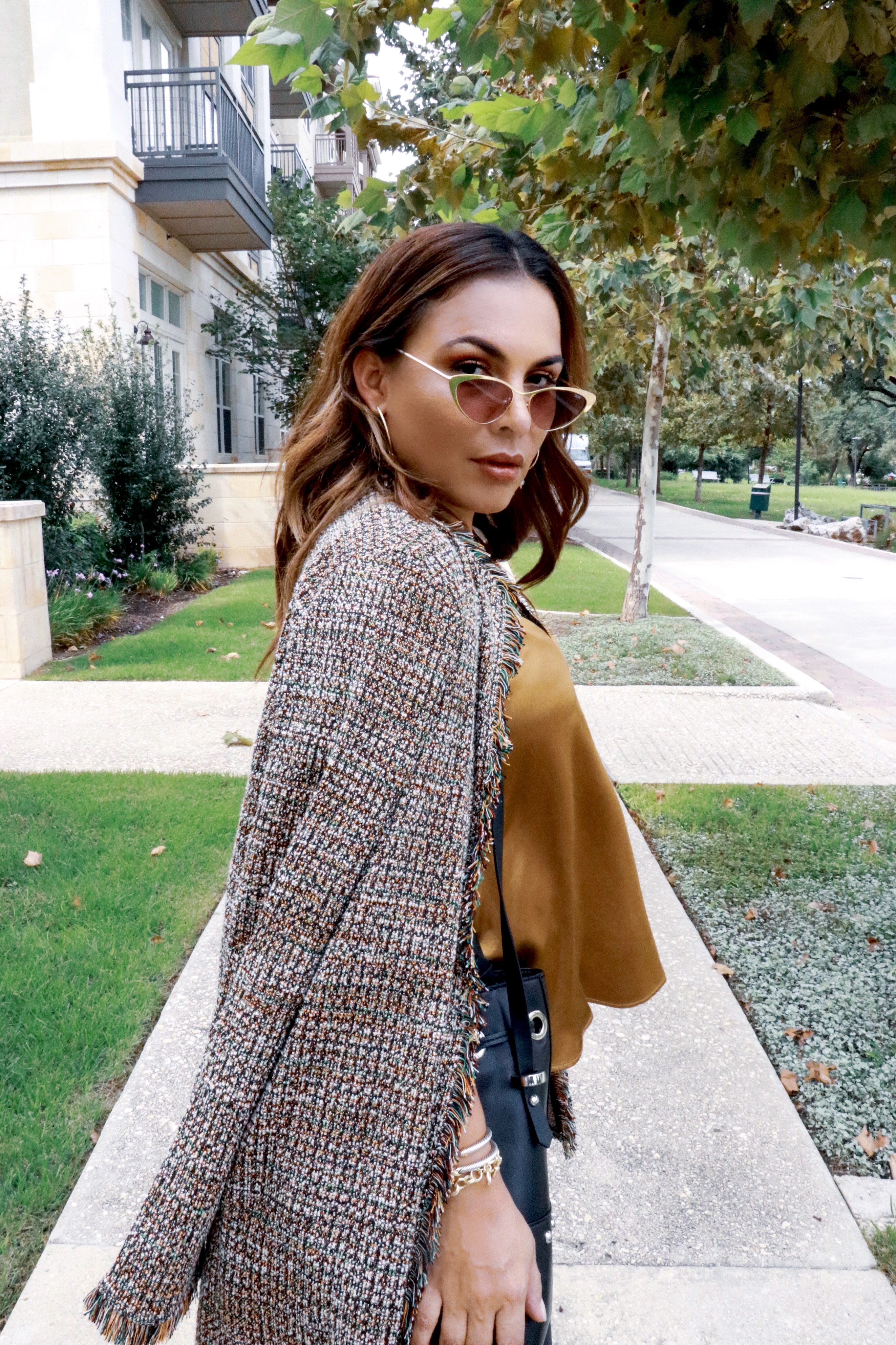 zara fall tweed coats lizostyle