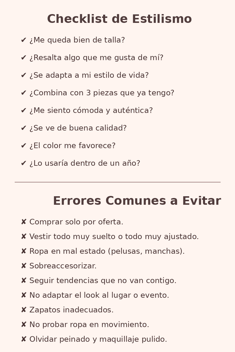check list de estilismo